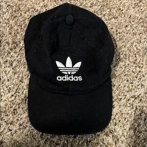 Adidas black ball cap